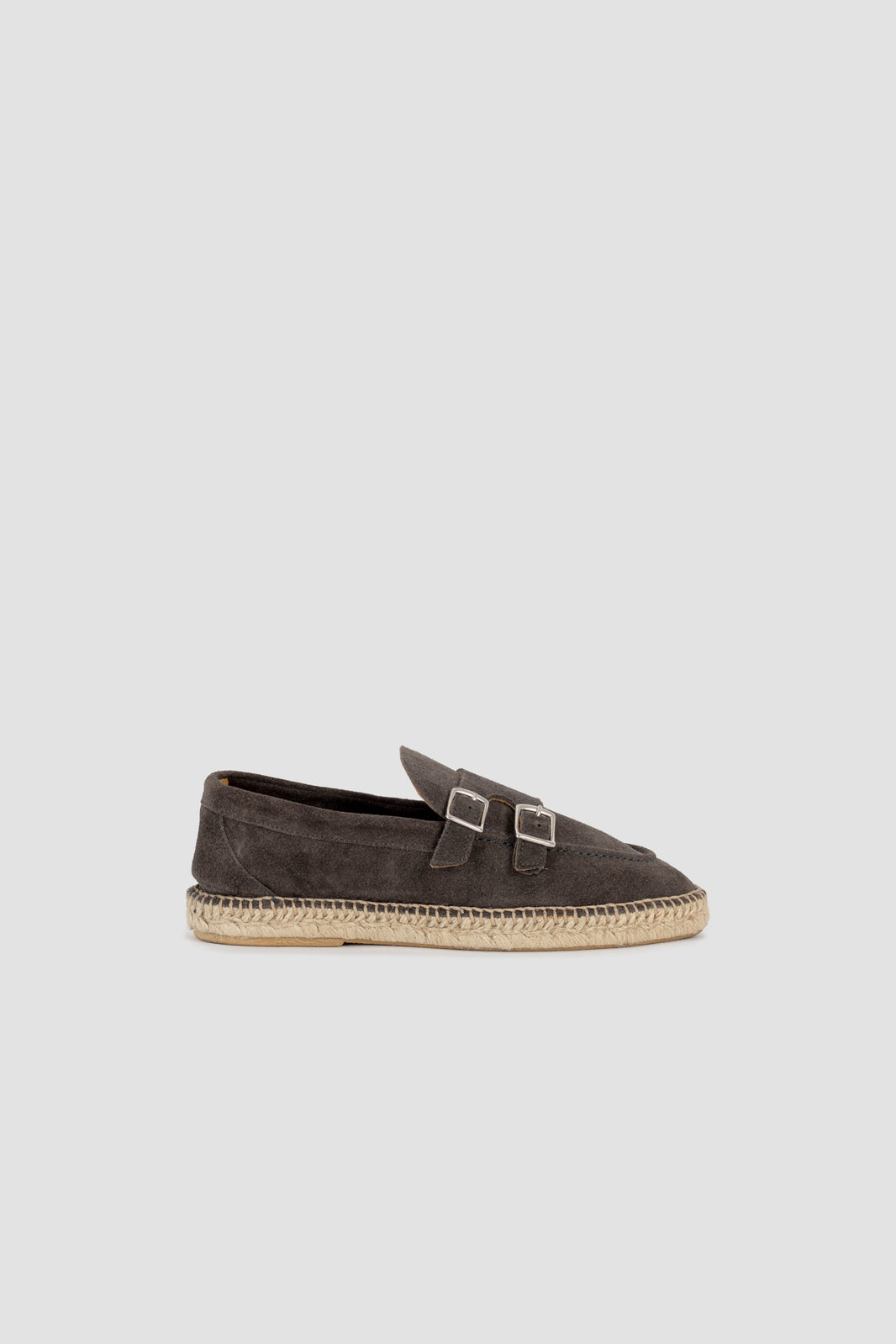 Lagoa Loafer Doppia Fibbia Suede - Lavagna