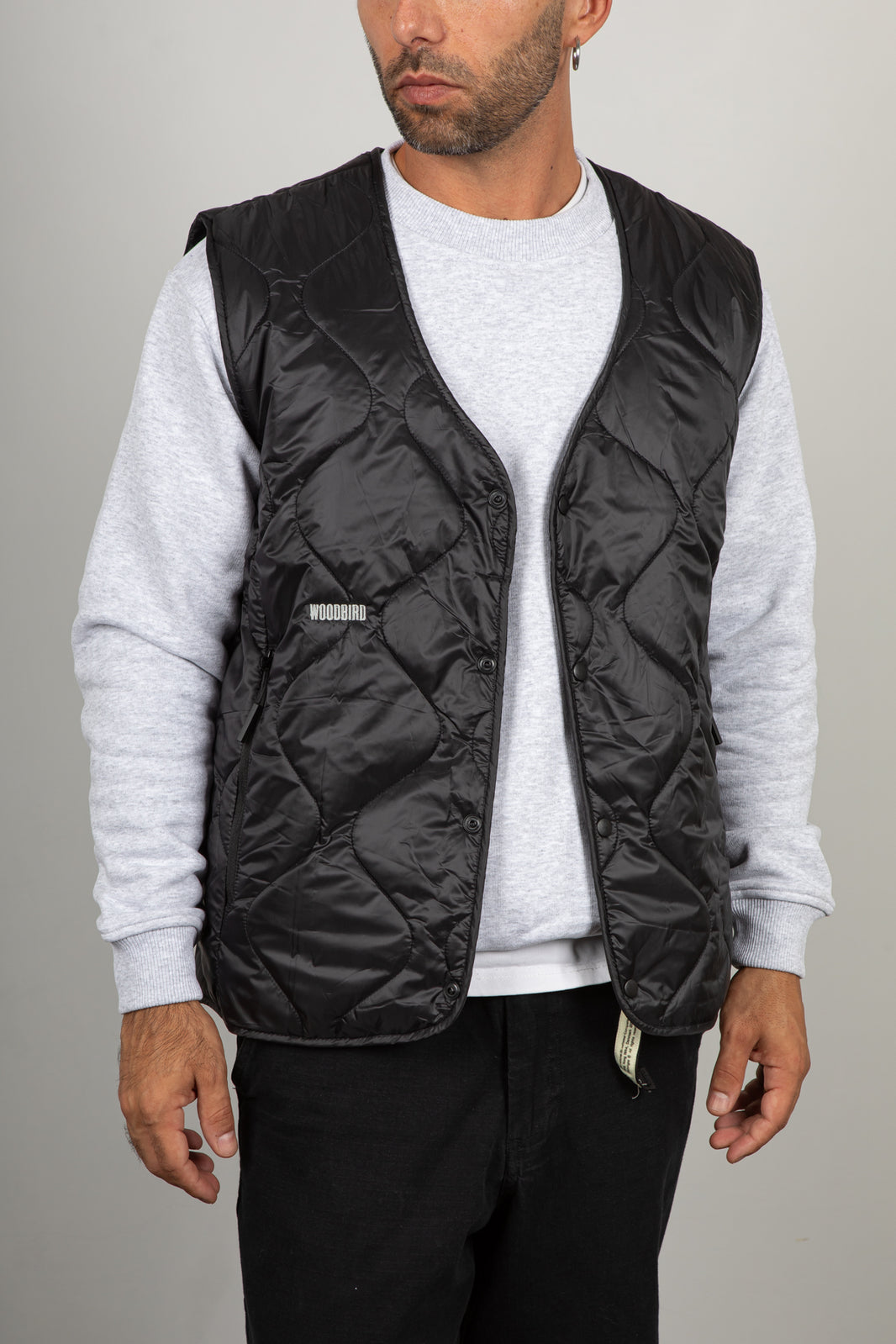 Gilet WOODBIRD-NERO 2436-971