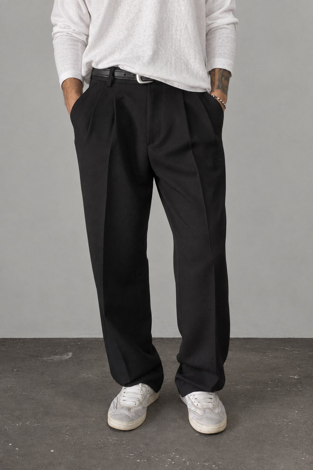 Pantalone palazzo STILOSOPHY - FORTALEZA NERO