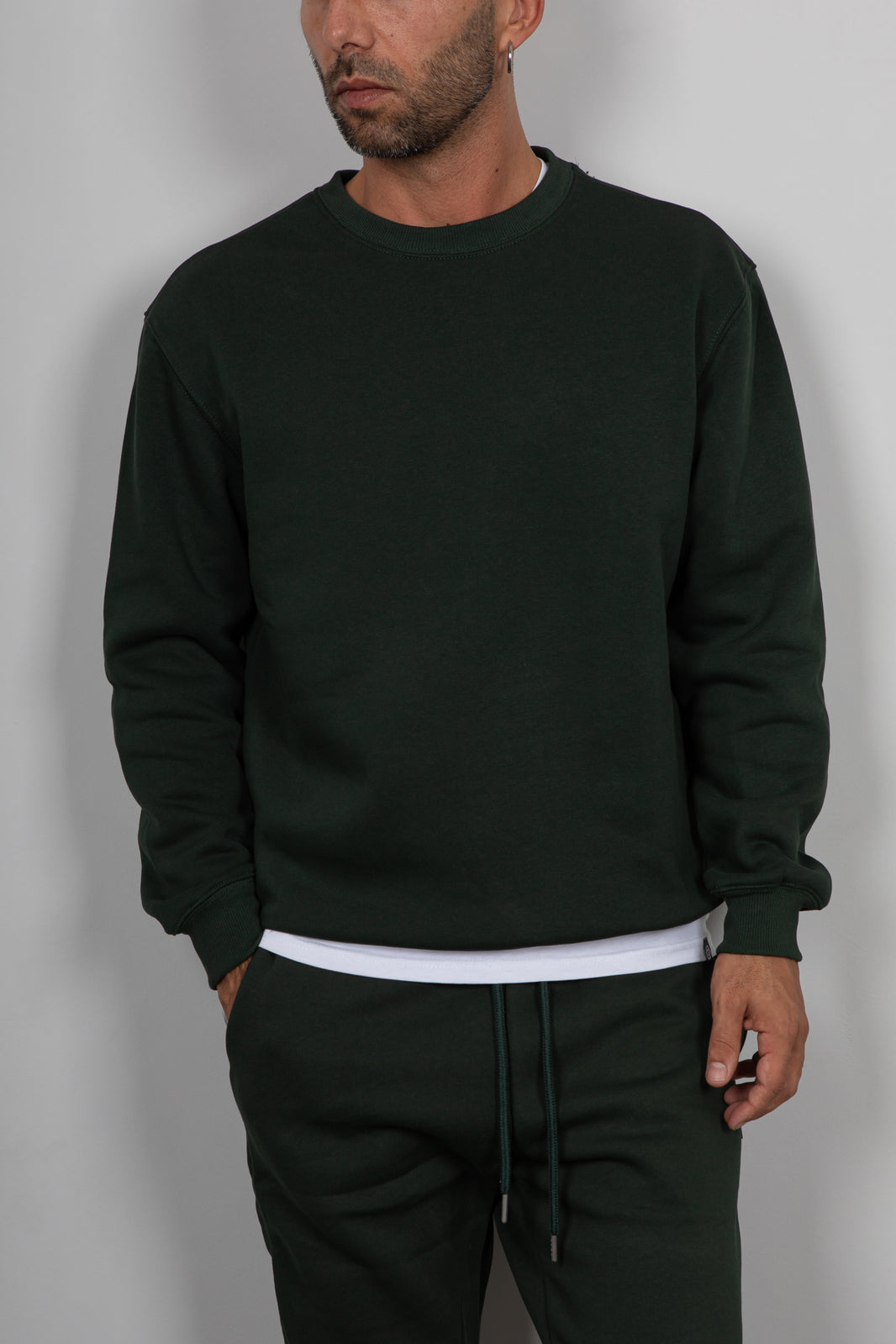 Felpa Girocollo TELAMIRA-VERDE BTF0031