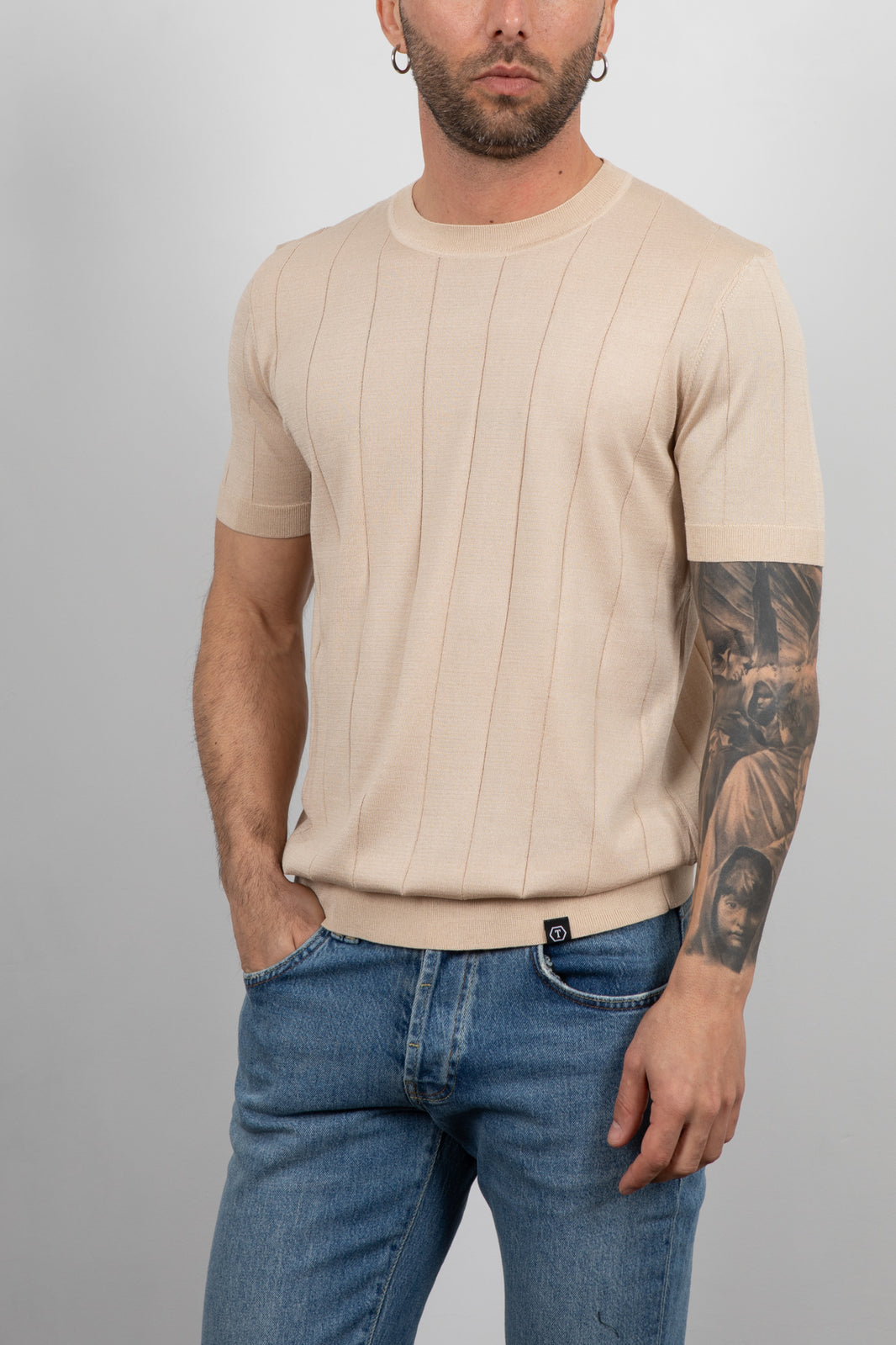Maglia TELAMIRA - MV012 BEIGE