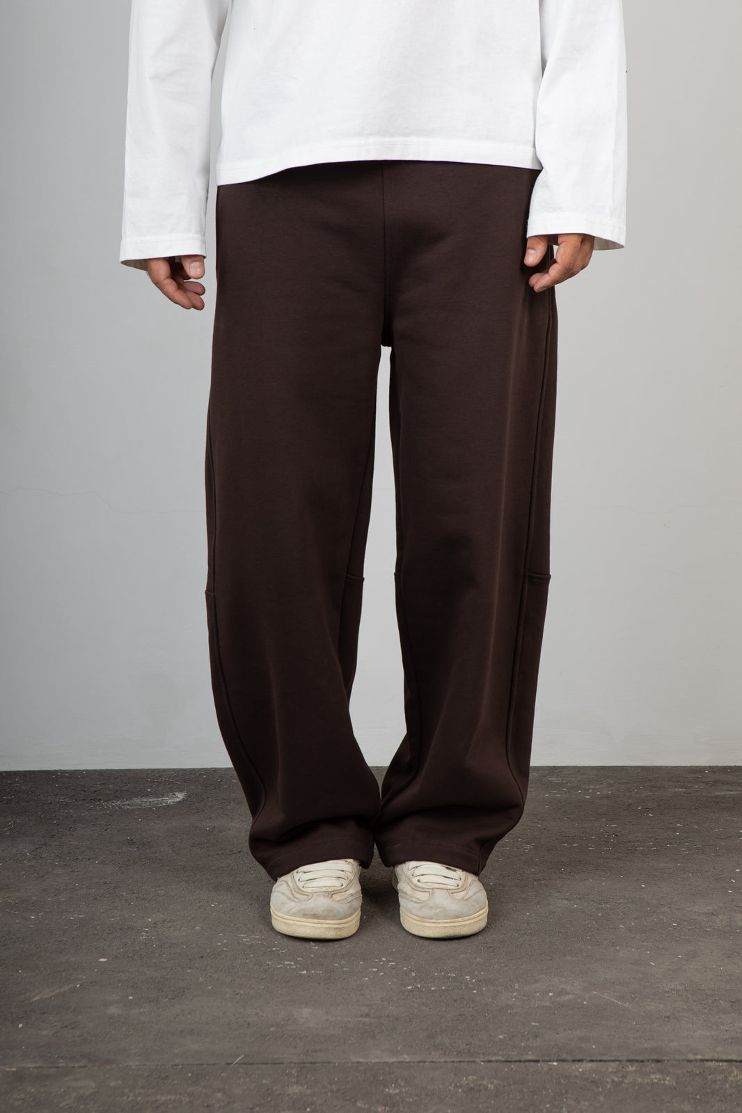 Pantalone baloon in felpa WOC - SALINAS CIOCCOLATO
