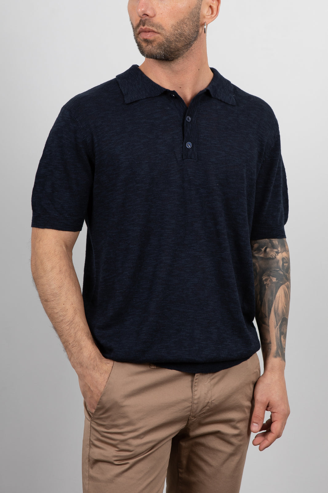 TELAMIRA-BLUE POLO SHIRT BTM07