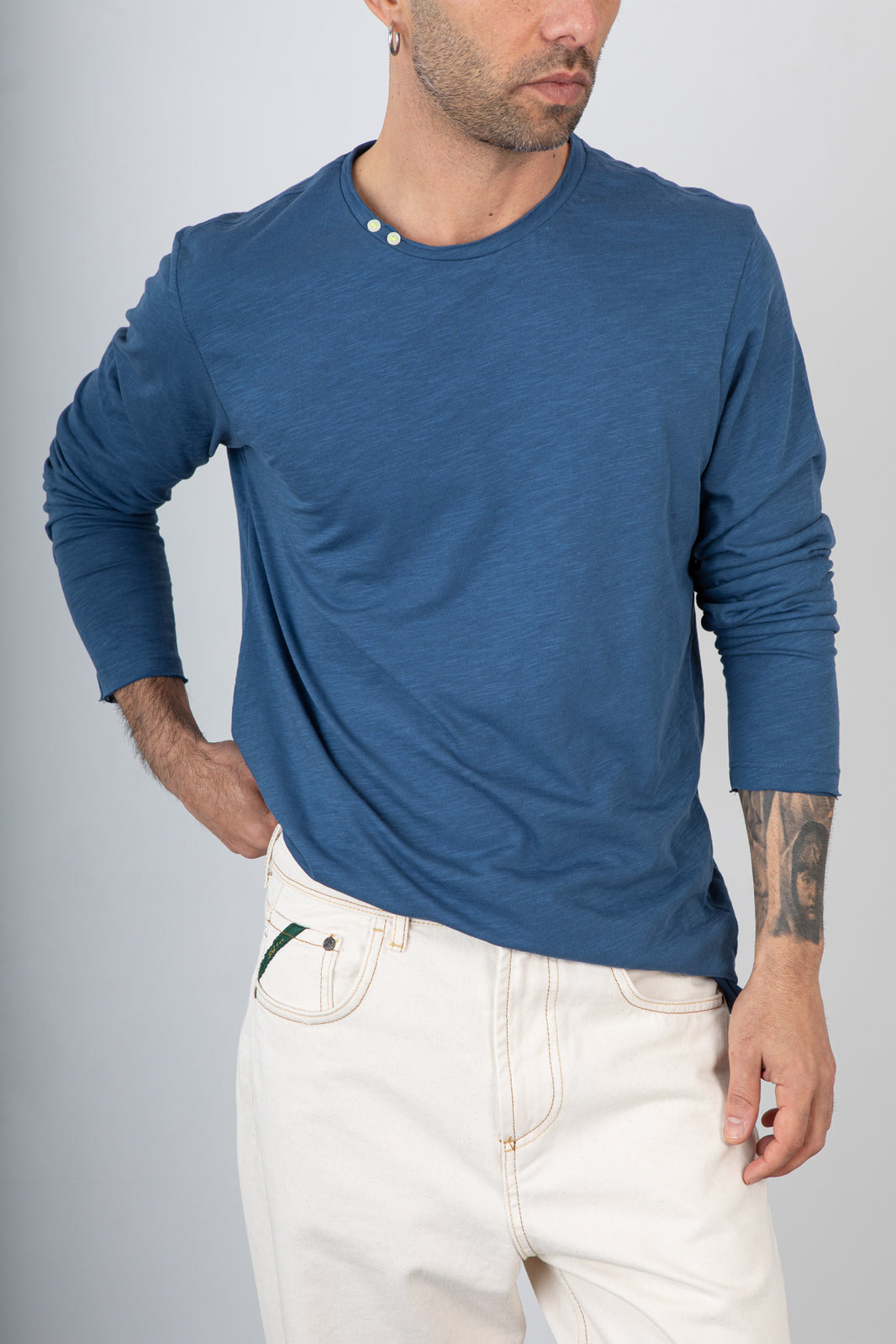 T-Shirt lunga TREZ-JSB3 DENIM