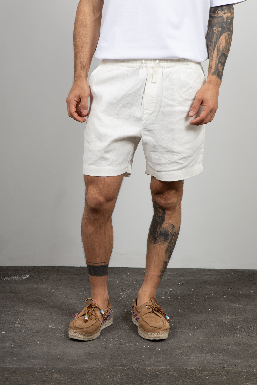 Shorts WOODBIRD - 2416-325 OFF WHITE