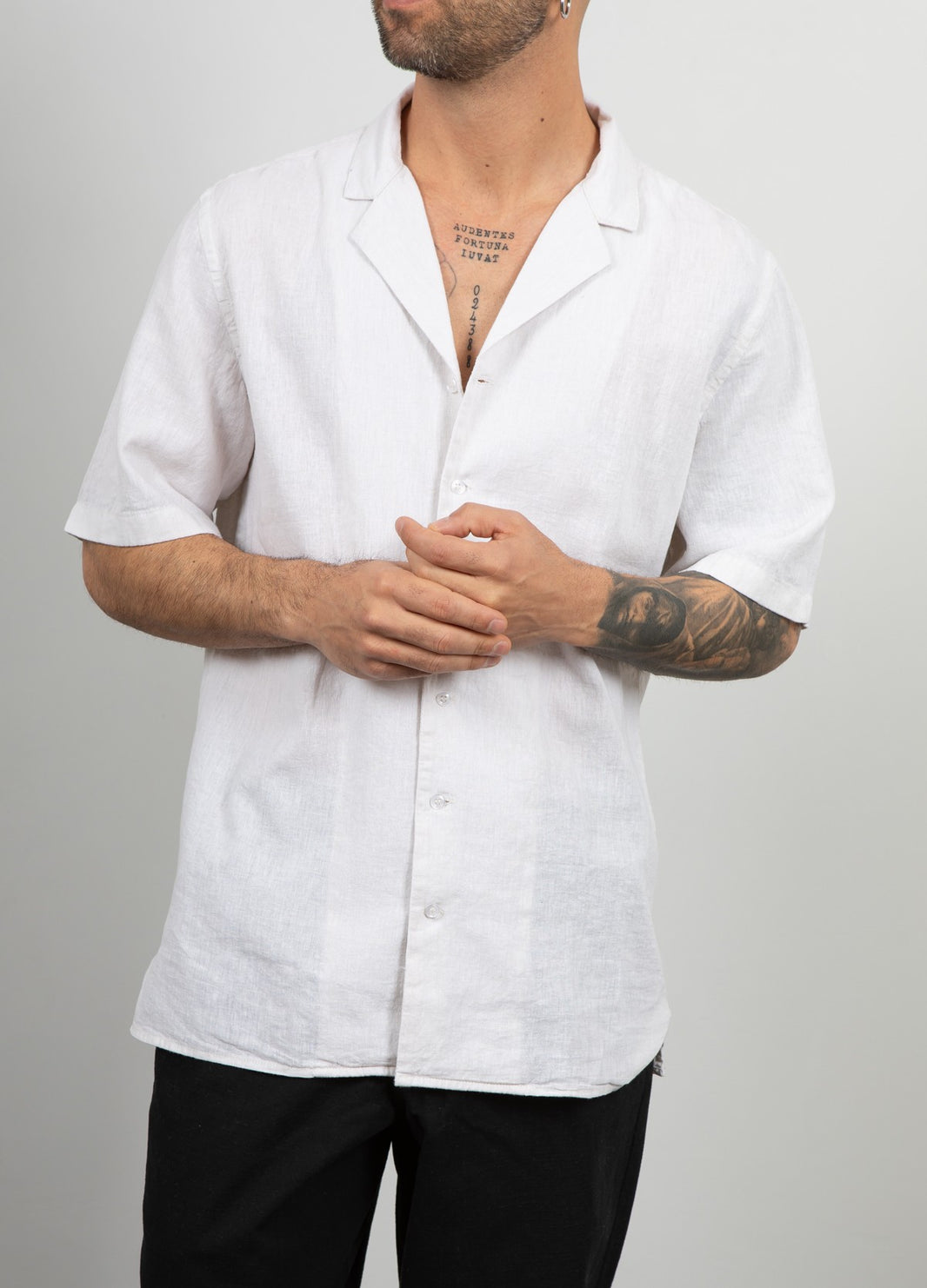 Camicia bowling SQUAD2 - SH300 OFF WHITE