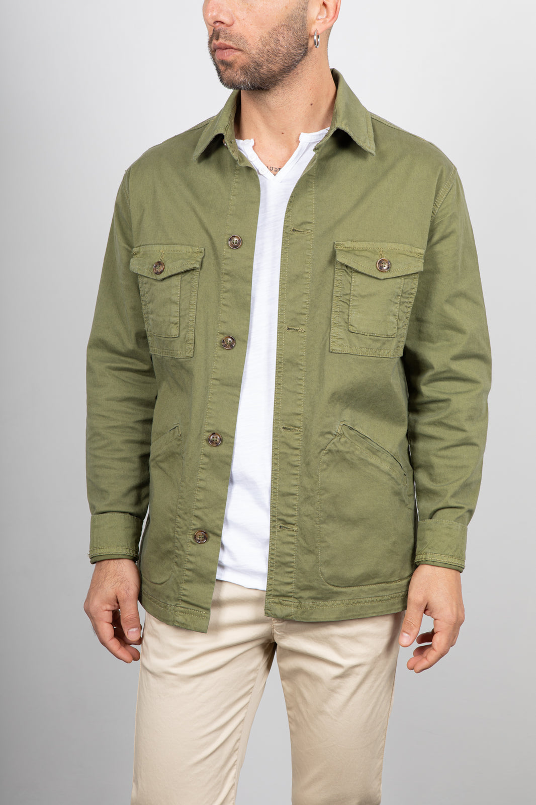 Giacca camicia SQUAD2 - GBS314 VERDE