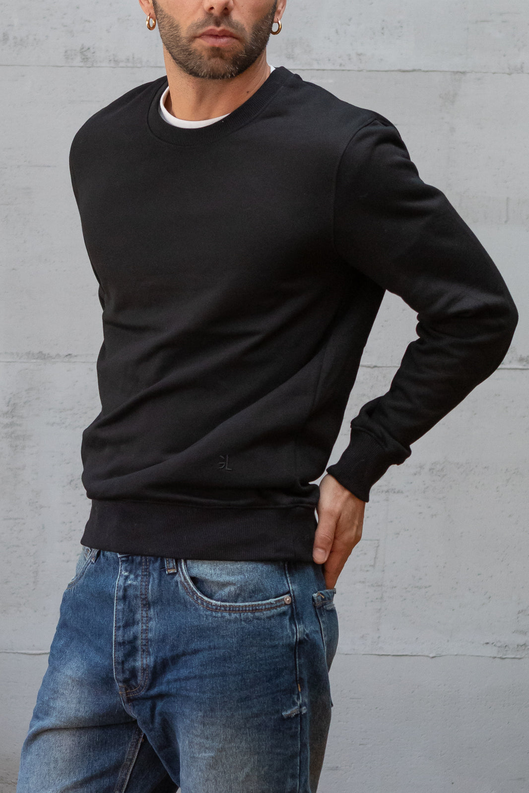 Felpa GIANNI LUPO - NERA GL2007F