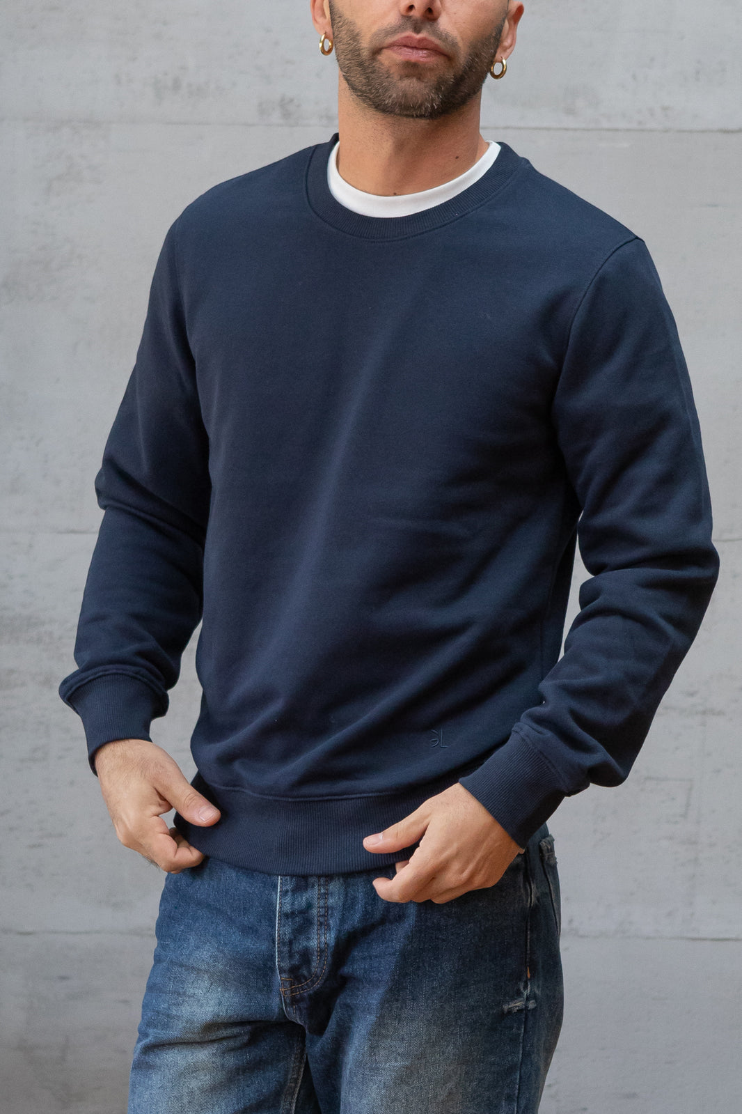 Felpa GIANNI LUPO - NAVY GL2007F