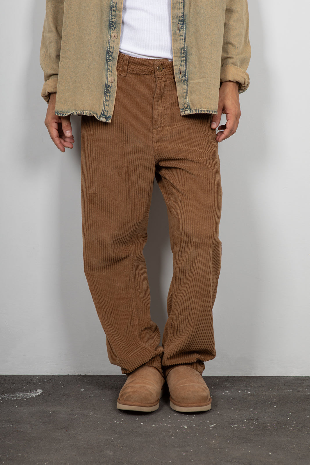 Pantalone wide leg in velluto PONT - RV5CAR CLEVELAND