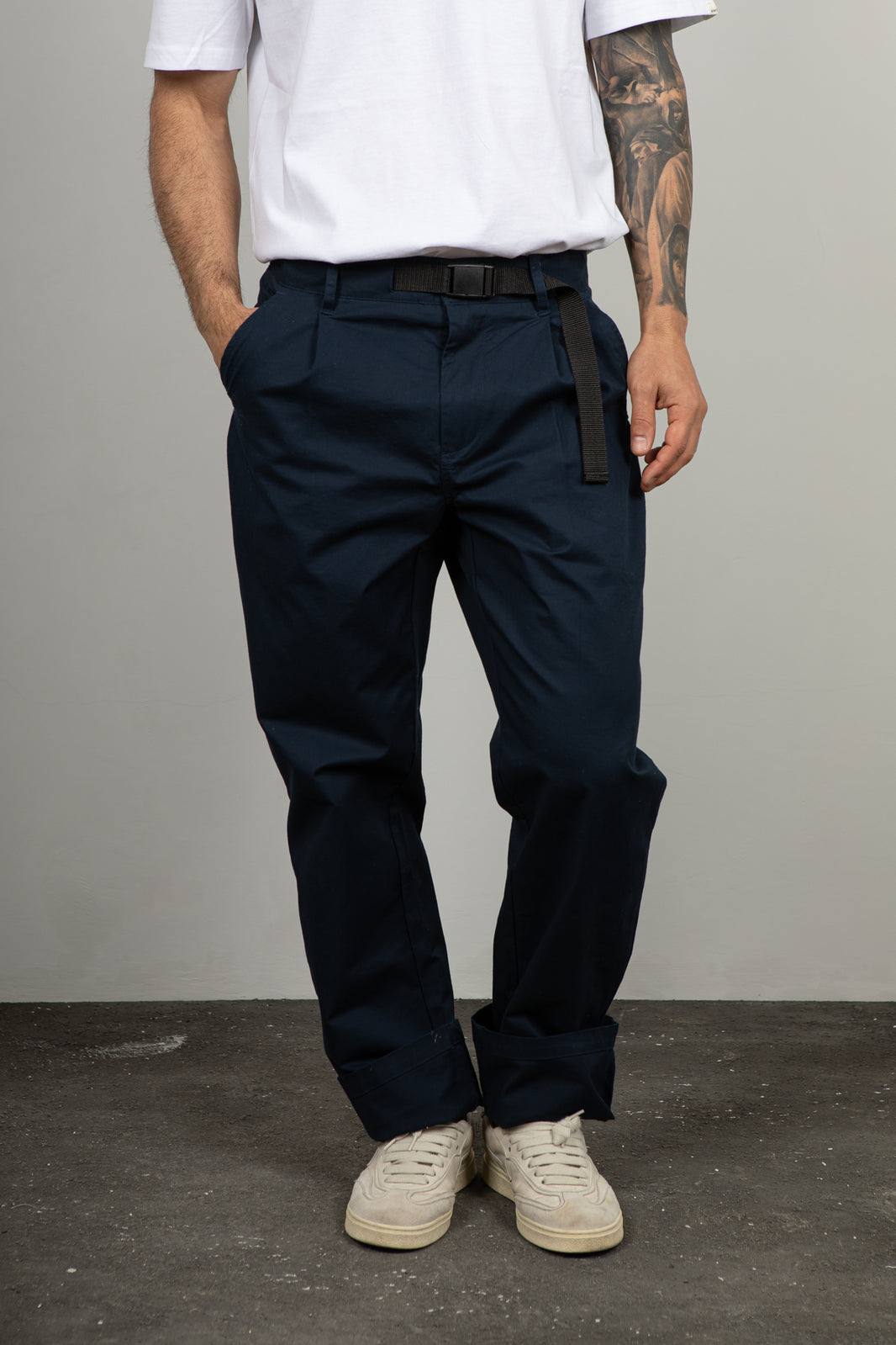 Pantaloni ANERKJENDT - AKJAN FEATHER SKY CAPTAIN