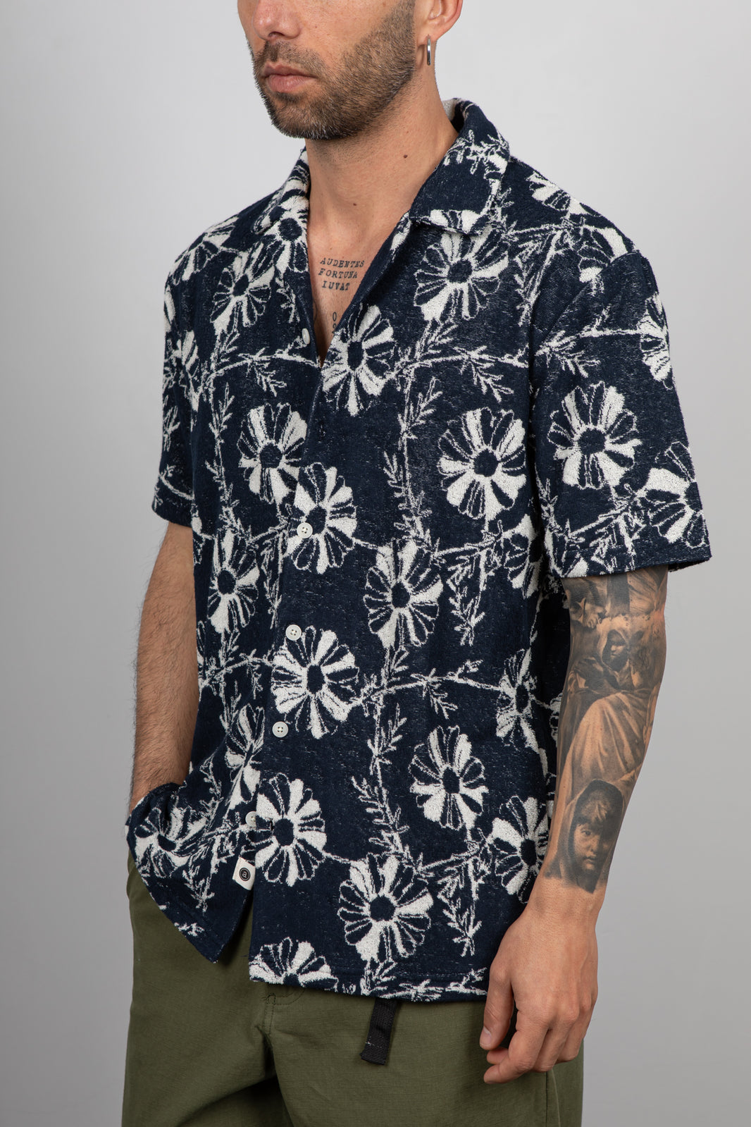 Camicia bowling ANERKJENDT - AKLEO FROTTE SKY CAPTAIN