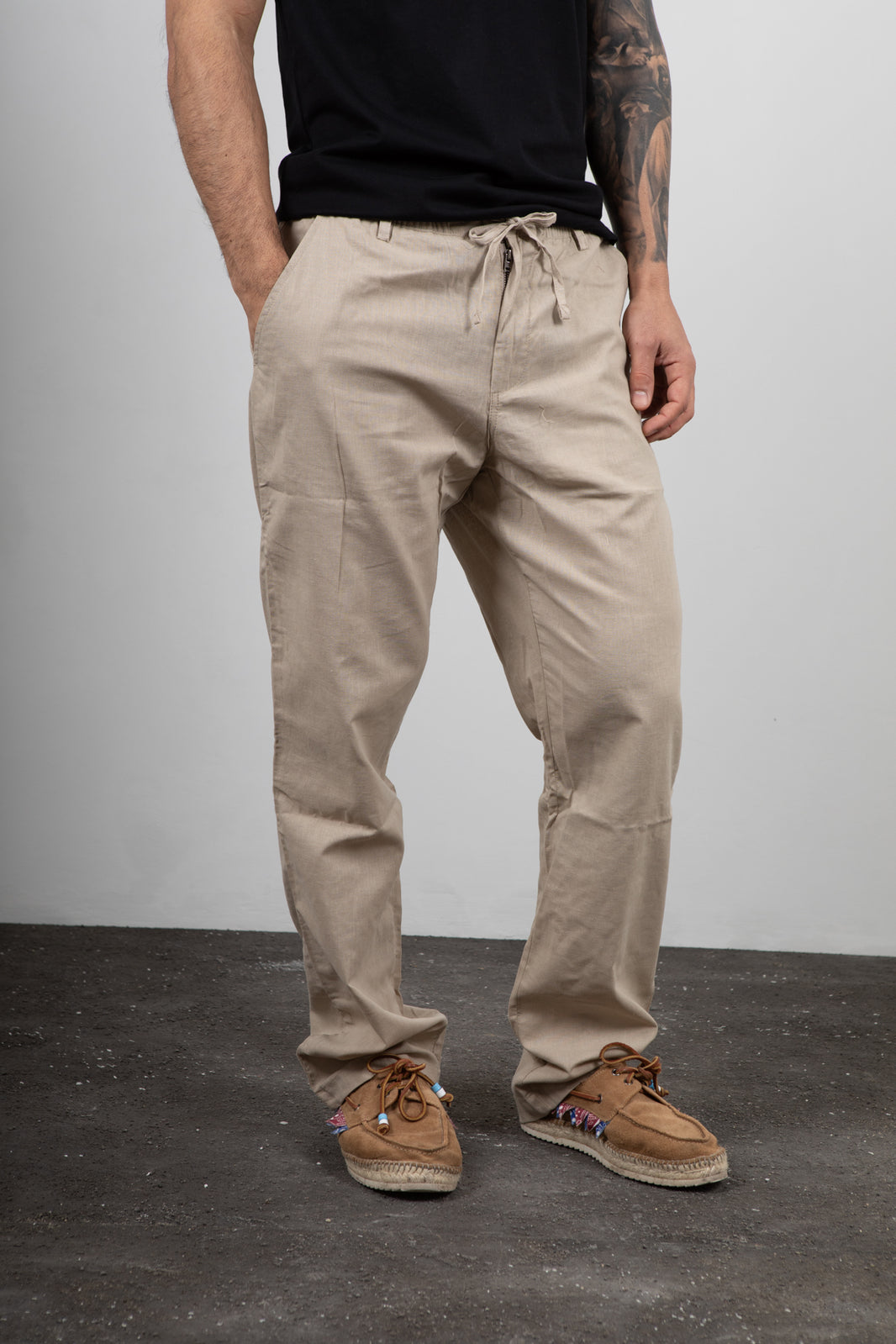 Pantaloni ANERKJENDT - AKJIAN 901938 FEATHER GREY