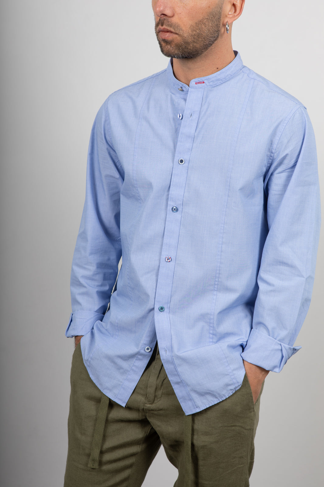 Camicia GIANNI LUPO-GL201WL AZZURRO