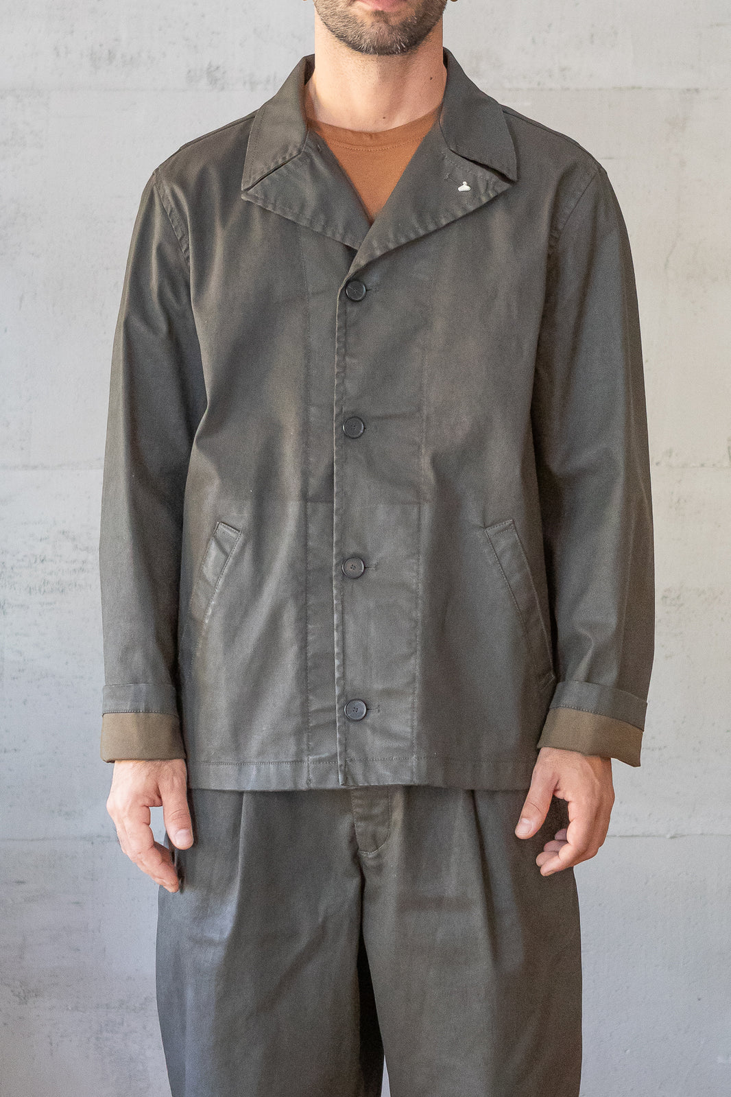 Giacca Camicia BERNA-VERDE OLIVA 246365