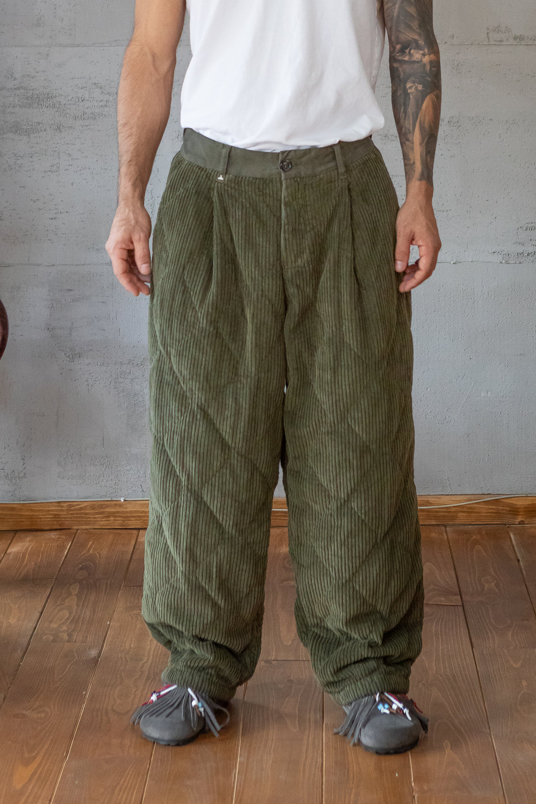 Pantalone BERNA- AVOCADO 246263