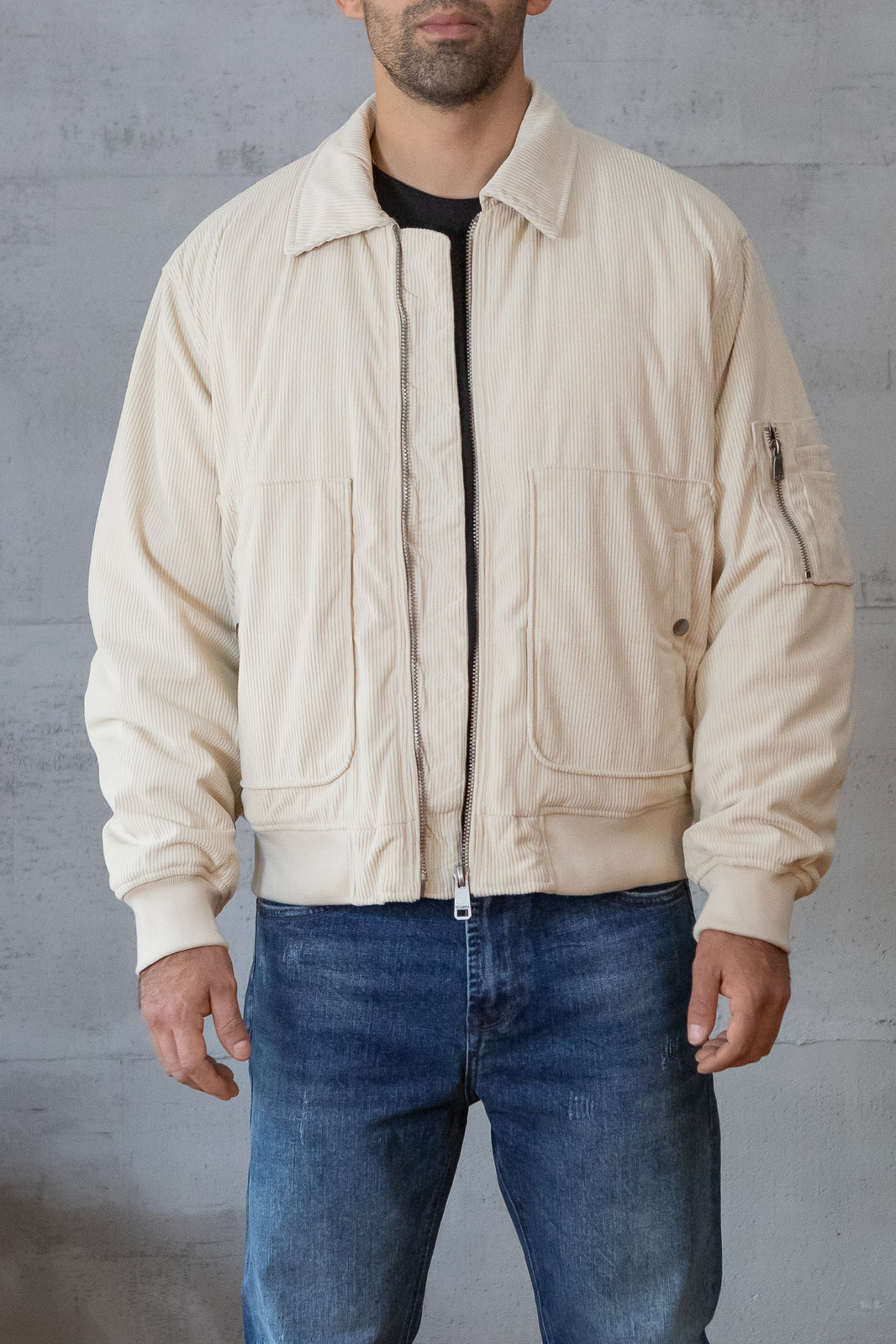 Giubbotto TELAMIRA - BEIGE DTG014