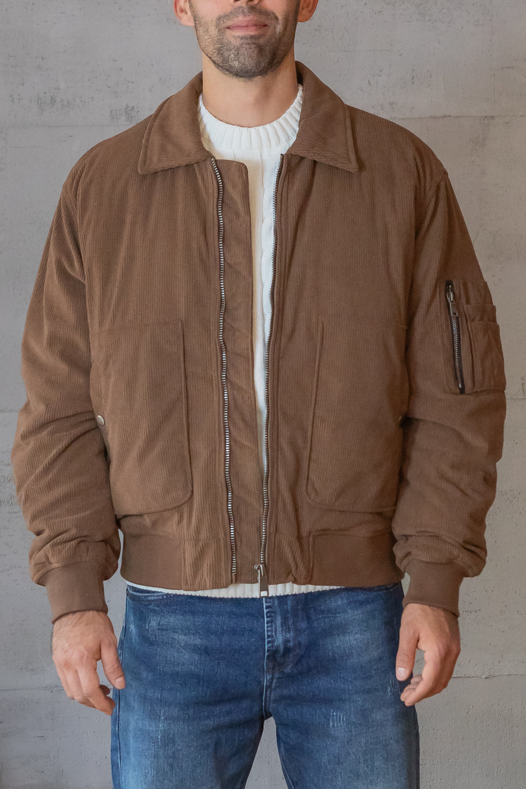 Giubbotto TELAMIRA - MARRONE DTG014