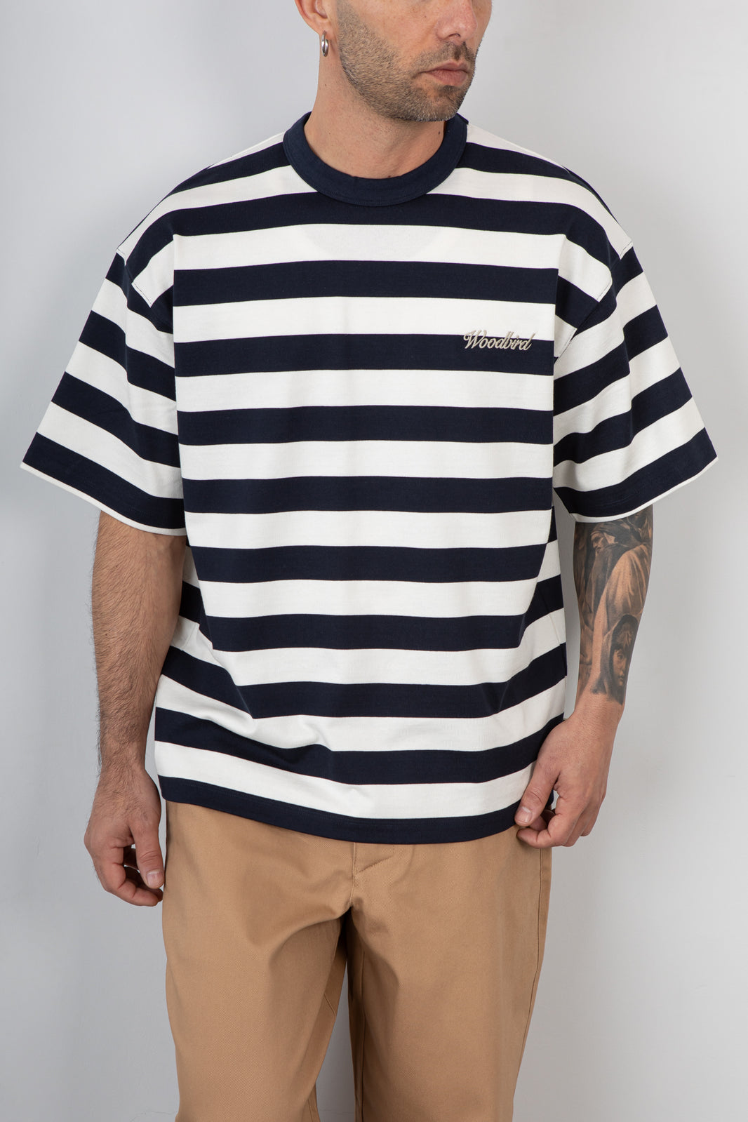 T-shirt WOODBIRD - 2616-408 DARK NAVY