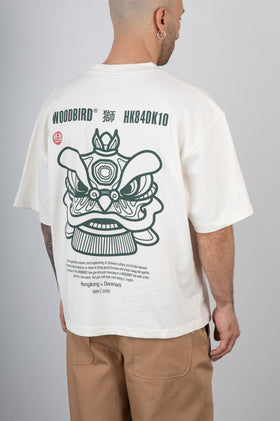 T-shirt WOODBIRD - 2616-404 OFF WHITE