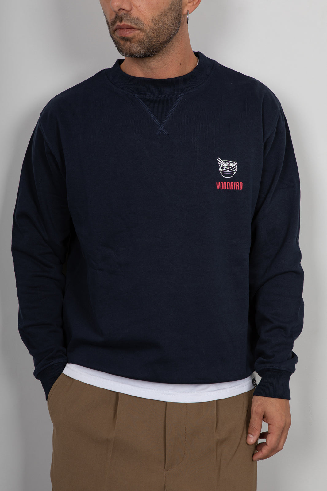 Felpa WOODBIRD-DARK NAVY 2546-608