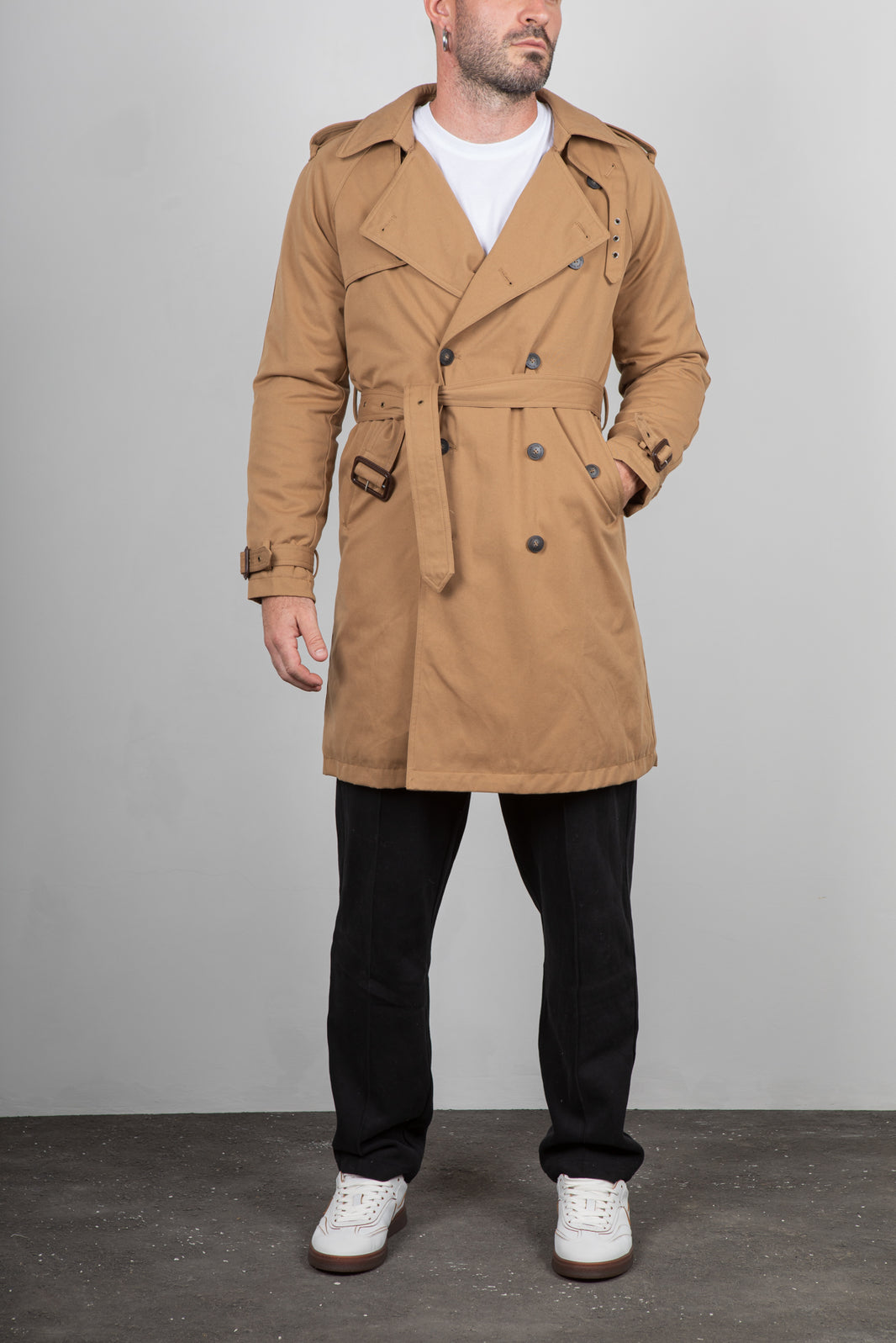 Trench GIANNI LUPO - TABACCO GL5207BD