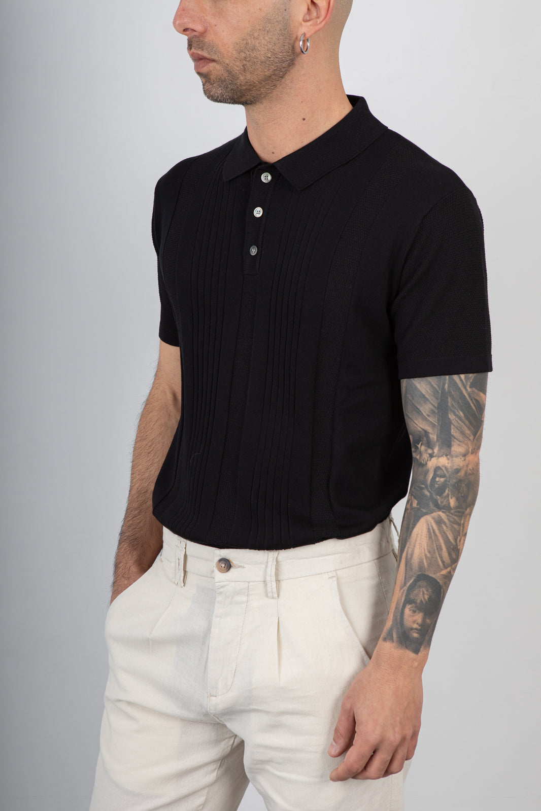 Polo GIANNI LUPO - GL35337 NERO