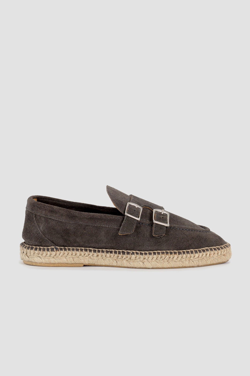 Lagoa Loafer Doppia Fibbia Suede - Lavagna