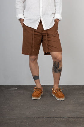 Bermuda misto lino TELAMIRA - DTB06044 BEIGE (Copia)