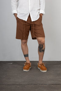 Bermuda misto lino TELAMIRA - DTB06044 BEIGE (Copia)