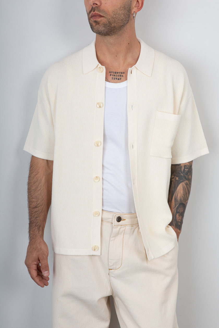 Giacca camicia in maglia ANERKJENDT - 902192 TOFU