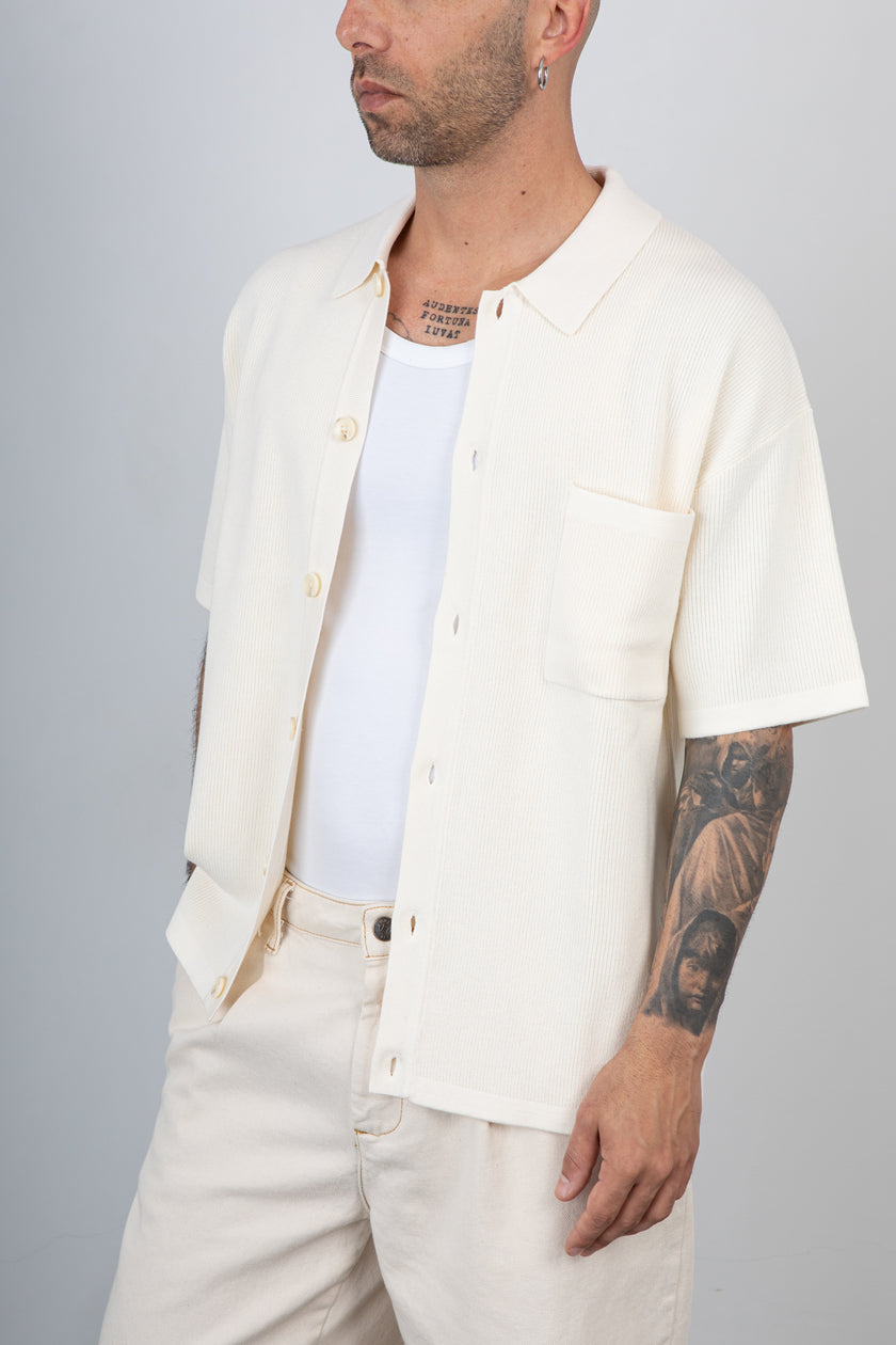 Giacca camicia in maglia ANERKJENDT - 902192 TOFU