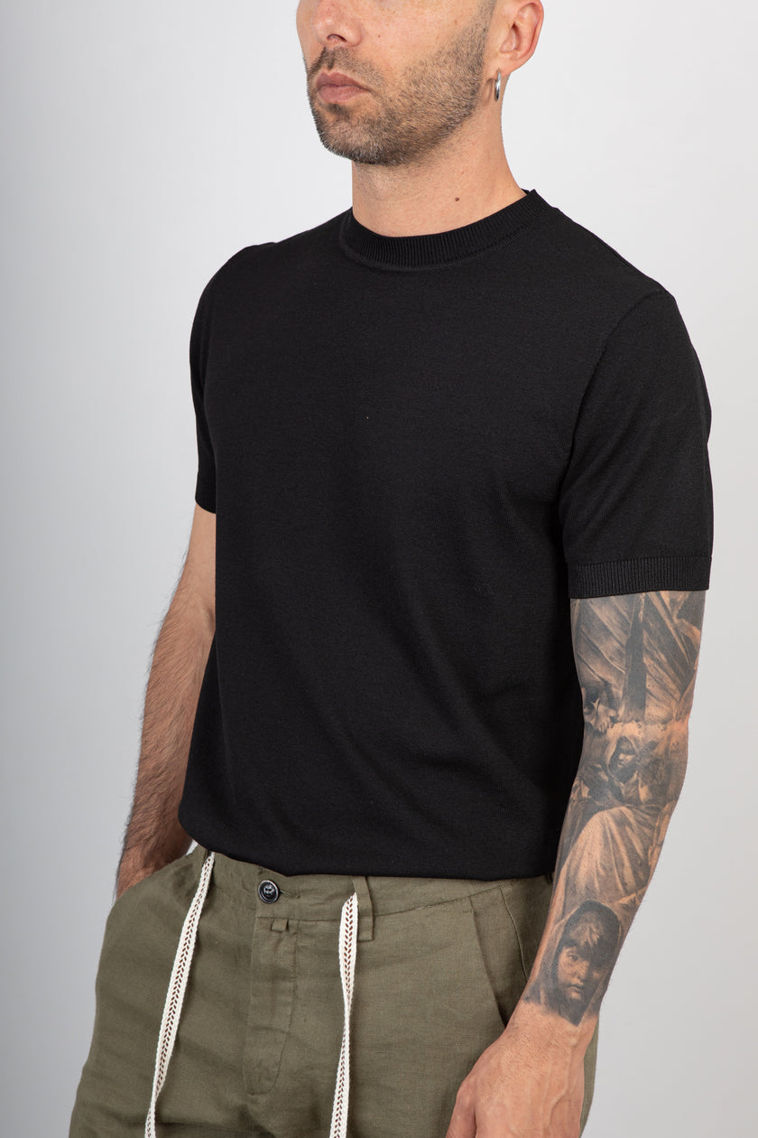 T-shirt TELAMIRA - MV-007 NERO
