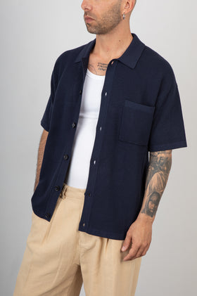 Giacca camicia in maglia ANERKJENDT - 902192 SKY CAPTAIN