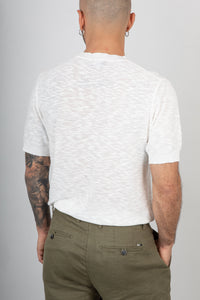 T-shirt fiammata TELAMIRA - WTM06069 BIANCO