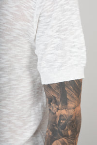 T-shirt fiammata TELAMIRA - WTM06069 BIANCO