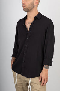 Camicia in viscosa GIANNI LUPO - GL7677S NERO