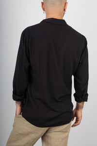 Camicia in viscosa GIANNI LUPO - GL7677S NERO