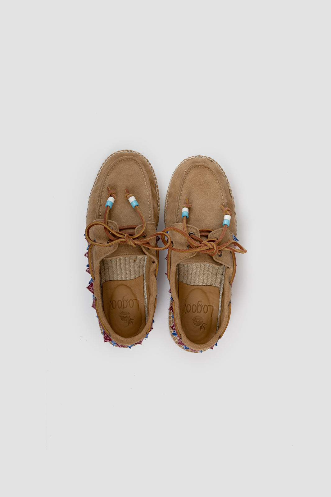 Lagoa Nautico Bandane Suede-Arena