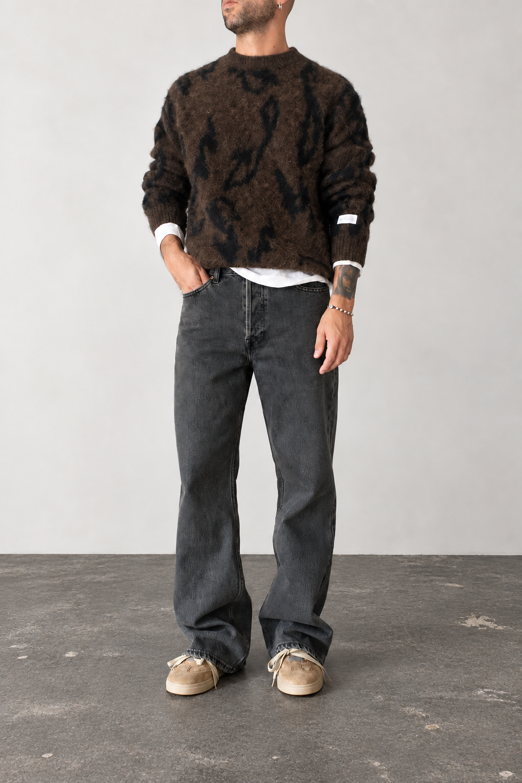 Jeans bootcut DR DENIM - RIFT-WIDE AGED BLACK