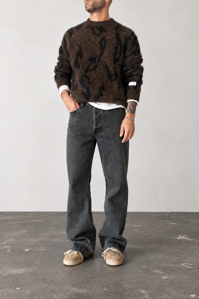Jeans bootcut DR DENIM - RIFT-WIDE AGED BLACK
