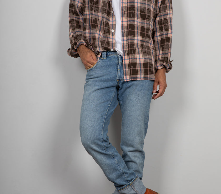 Camicia WOODBIRD-QUADRI 2536-700