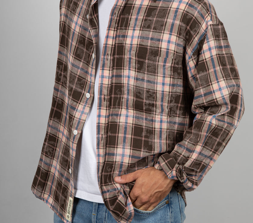 Camicia WOODBIRD-QUADRI 2536-700