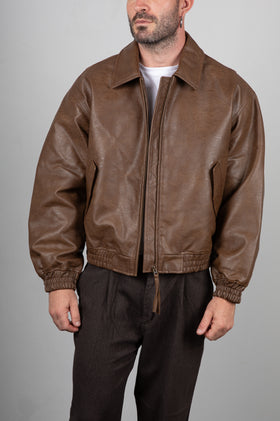 Bomber Ecopelle WOODBIRD-BROWN 2536-906