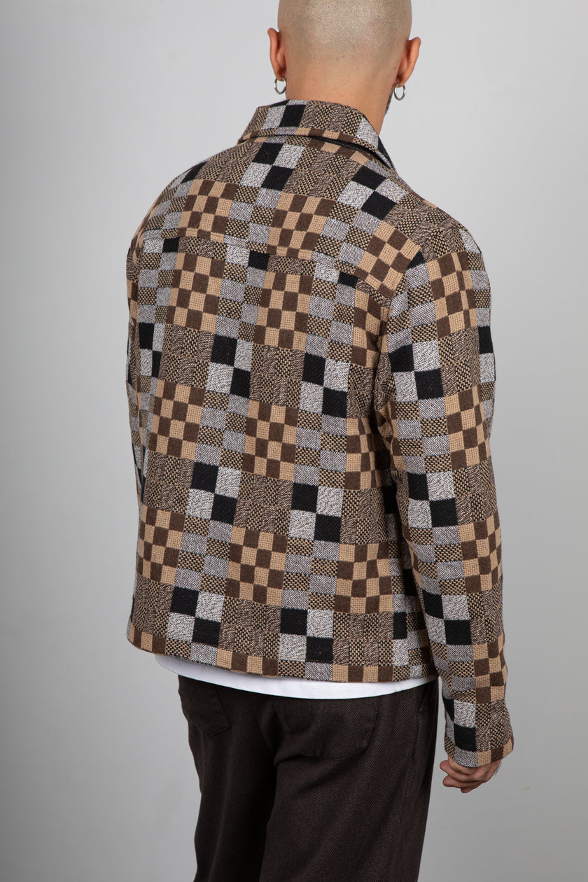 Giacca Check Jacquard WOODBIRD-2536-708