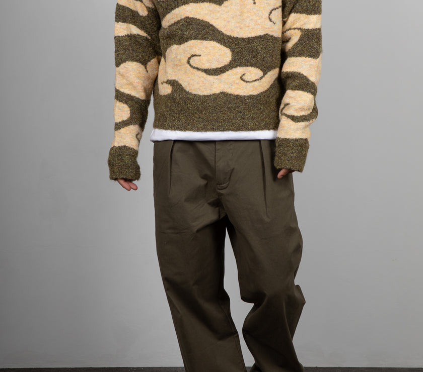Maglione Cropped WOODBIRD-VERDE 2536-811
