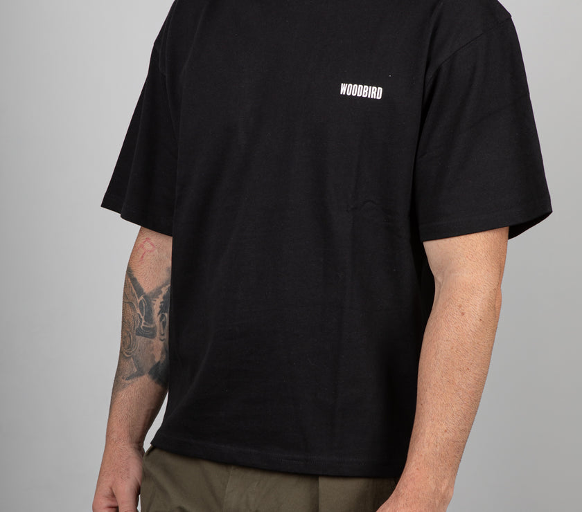 T-Shirt WOODBIRD-NERO 2536-401