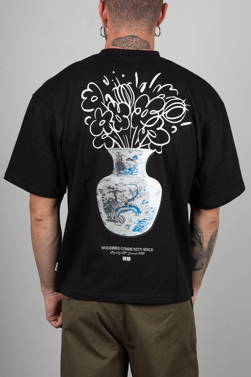 T-Shirt WOODBIRD-NERO 2536-401