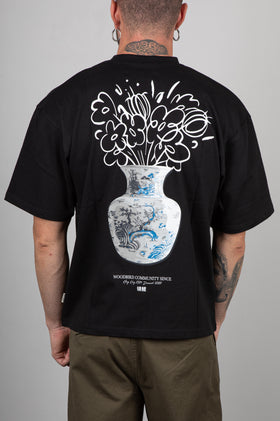 T-Shirt WOODBIRD-NERO 2536-401