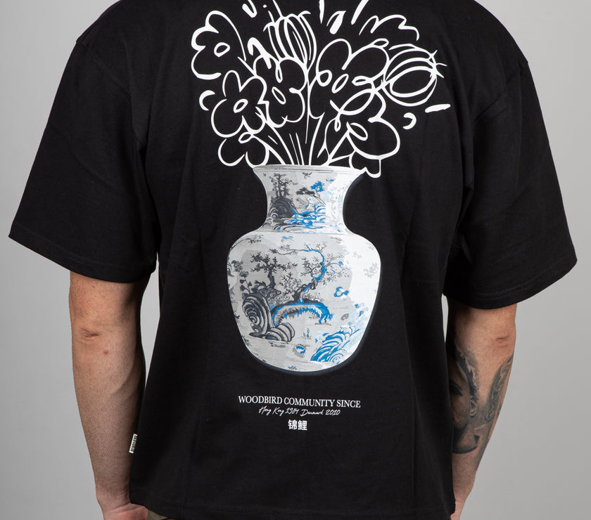 T-Shirt WOODBIRD-NERO 2536-401
